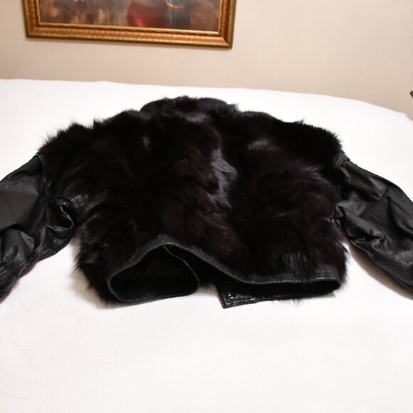 Vintage Finland Fur and Leather Jacket/Vest - Picture 12 of 16